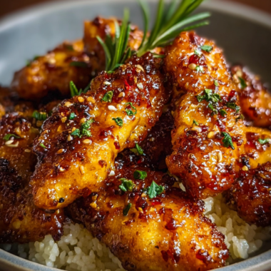 Air Fryer Honey Butter Garlic Chicken Tenders