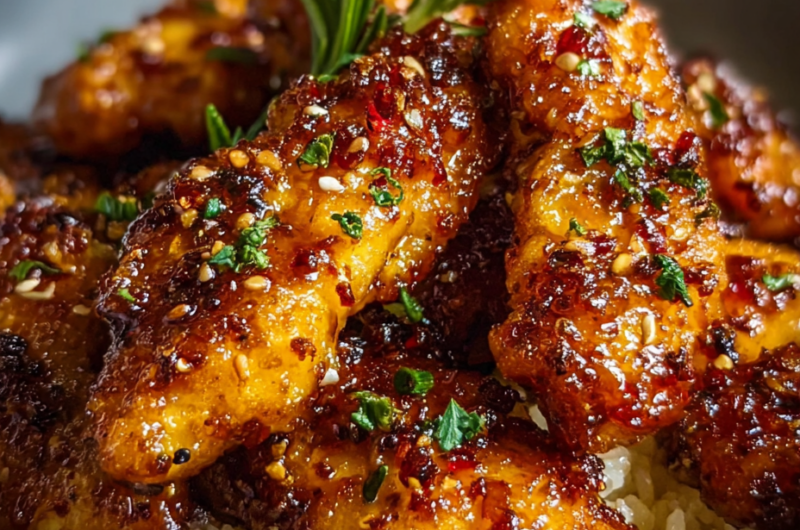 Air Fryer Honey Butter Garlic Chicken Tenders