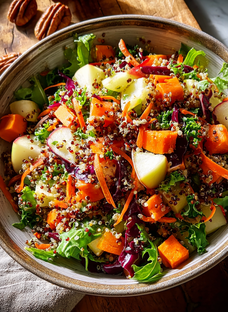 Apple Sweet Potato Quinoa Salad