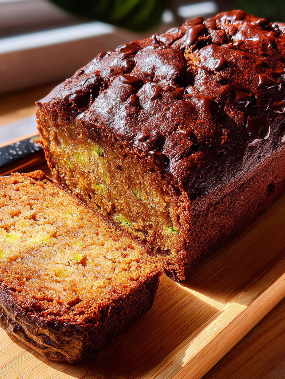 Chocolate Zucchini Bread Recipe preparation