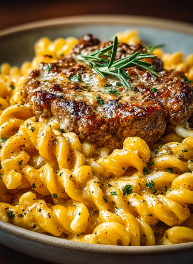Creamy High Protein Beef Pasta