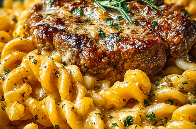 Creamy High Protein Beef Pasta