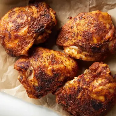 Crispy Air Fryer Chicken Thighs Recipe