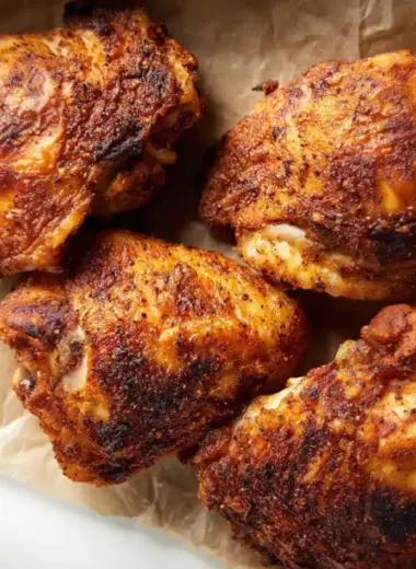 Crispy Air Fryer Chicken Thighs Recipe