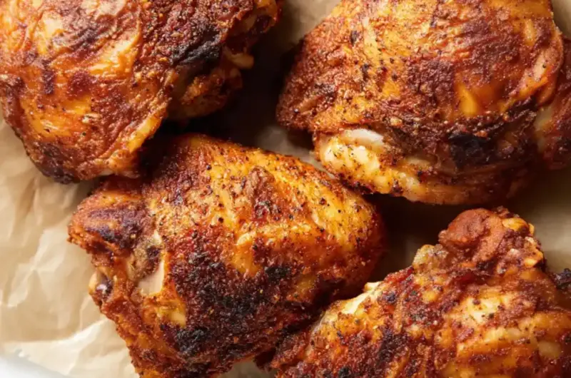 Crispy Air Fryer Chicken Thighs Recipe