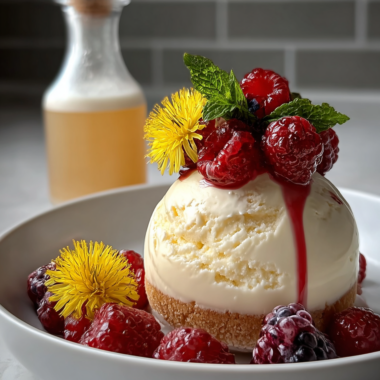 Dandelion & Honey Ice Cream: a Creamy Spring Delight