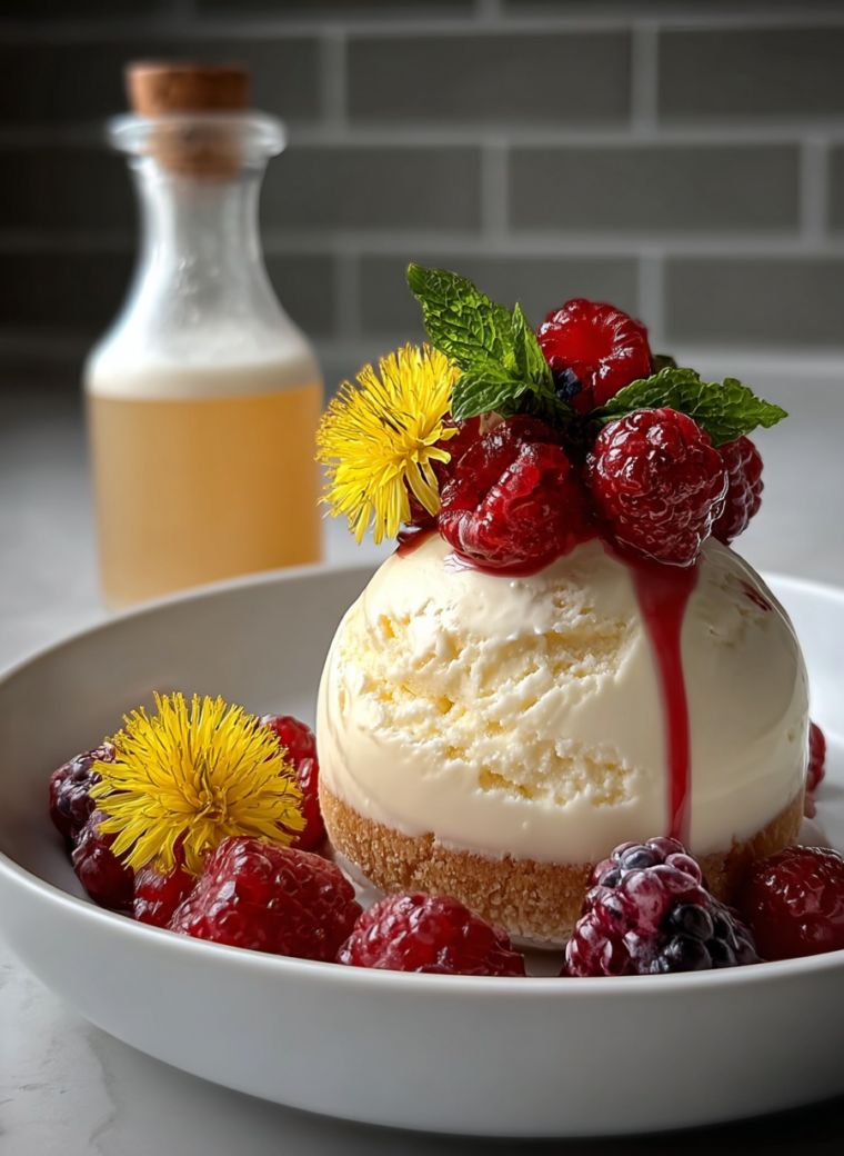Dandelion & Honey Ice Cream: a Creamy Spring Delight