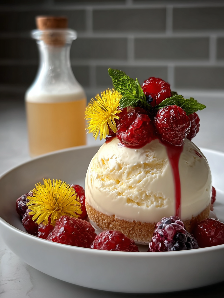 Dandelion & Honey Ice Cream: a Creamy Spring Delight Easy…