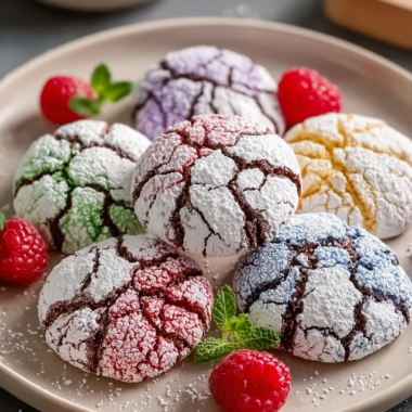 Delightful Springtime Crinkle Cookies for Sweet Moments