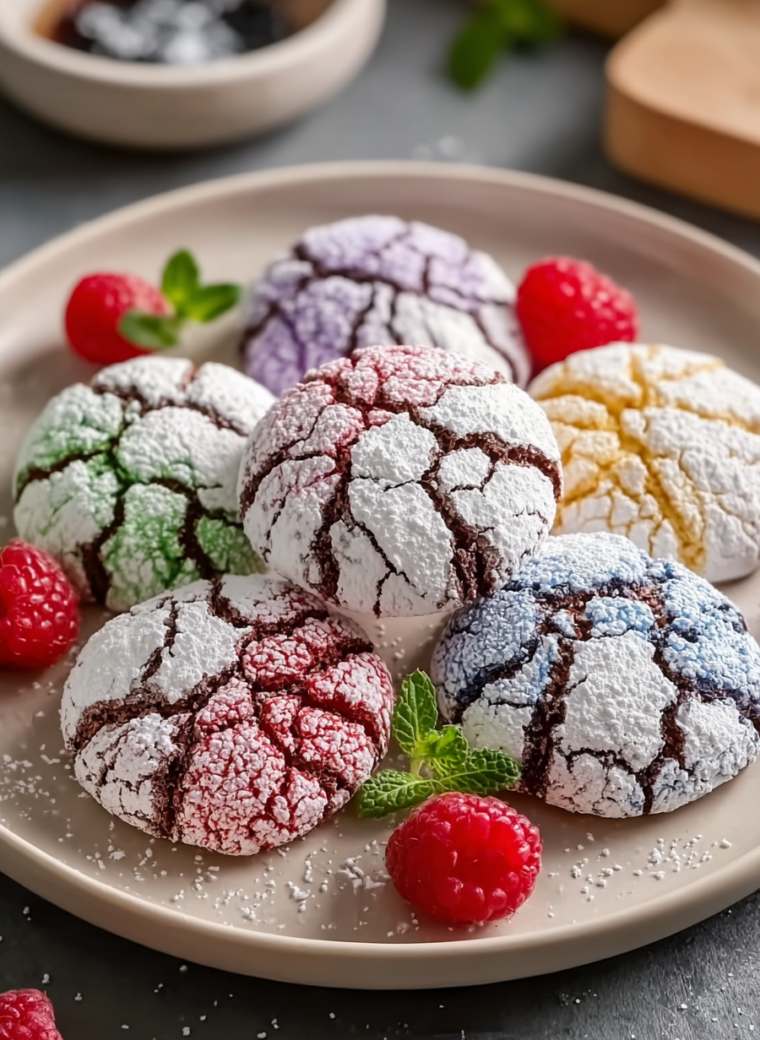 Delightful Springtime Crinkle Cookies for Sweet Moments