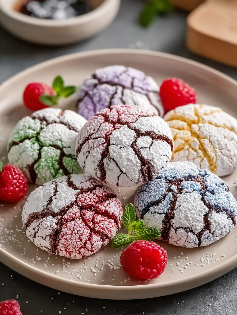 Delightful Springtime Crinkle Cookies for Sweet Moments -…
