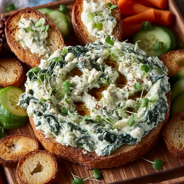 Easy Easter Appetizer Creamy Spinach Dip for Effortless Fun