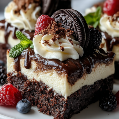 Irresistible Oreo Fudge Brownie Pizza