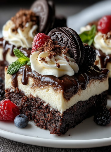 Irresistible Oreo Fudge Brownie Pizza
