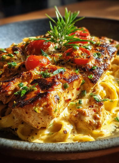 One Pot Spicy Cajun Chicken Alfredo Skillet