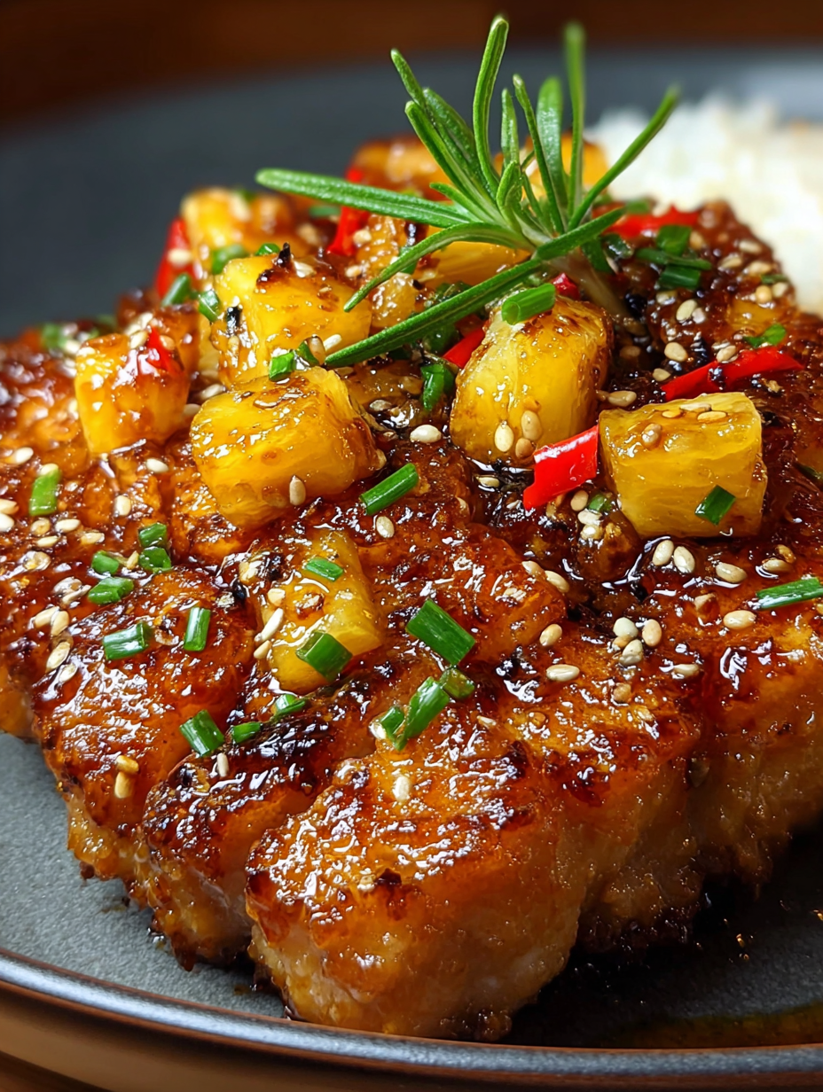 Pineapple Chicken preparation