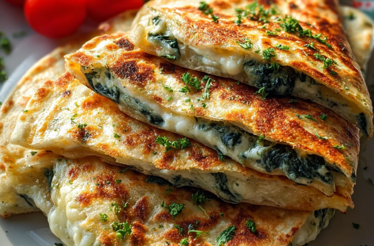 Spinach Artichoke Quesadillas: Creamy Veggie Delight!