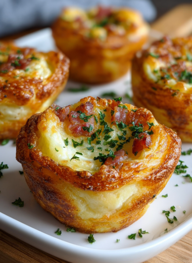 Stuffed Mashed Potato Nests Recipe