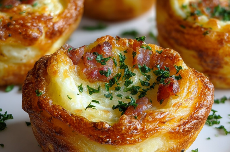 Stuffed Mashed Potato Nests Recipe