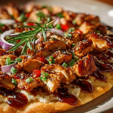 Bbq Chicken Flatbread Pizza: a Flavorful Delight Awaits!