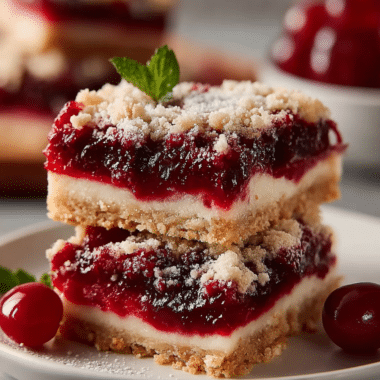 Cherry Pie Bars: Easy Dessert With Buttery Crust and Sweet Cherry Filling