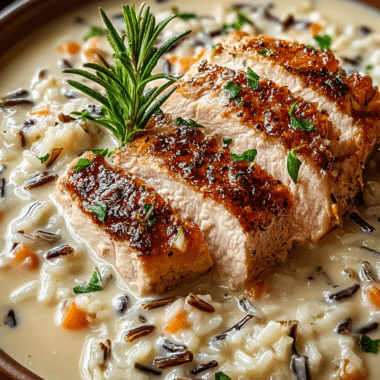 Creamy Crockpot Chicken Wild Rice Soup