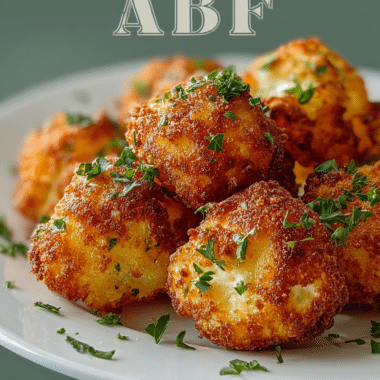 Crispy Potato Cheese Balls