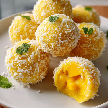 Delicious No Bake Mango Truffles for a Tropical Treat