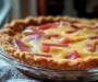 How To Make Deliciously Easy Crustless Rhubarb Custard Pie