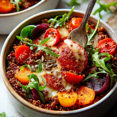 Easy Quinoa Pizza Bowls