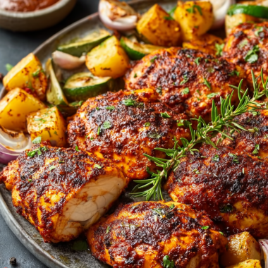 Easy Sheet Pan Peri Peri Chicken Recipe