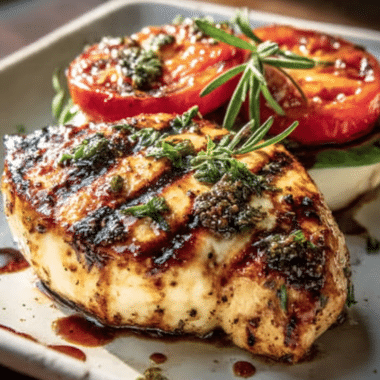 Grilled Chicken Caprese