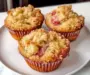 Easy Healthy Rhubarb Crumble Muffins for Cozy Mornings
