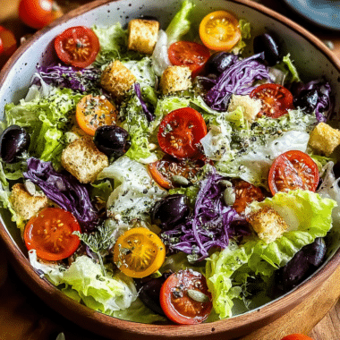 Olive Garden Salad: Fresh, Easy, and Homemade Just for You