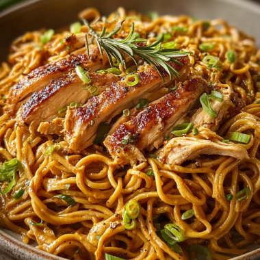 Peanut Noodles With Shredded Chicken