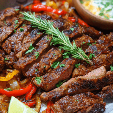 Sheet Pan Fajitas Steak