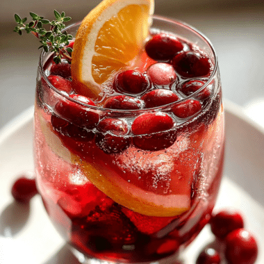 Sparkling Cranberry Orange Sangria