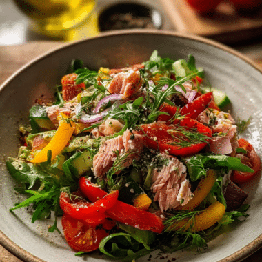 Tuna Salad With Roasted Red Peppers